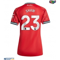 Ženski Nogometni dresi Manchester United Luke Shaw #23 Domači 2025-26 Kratek Rokav